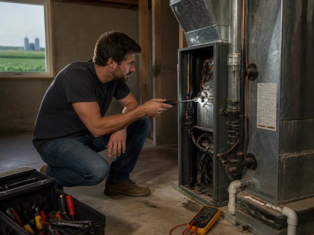 DIY vs calling a pro for a typical Kansas HVAC situation
